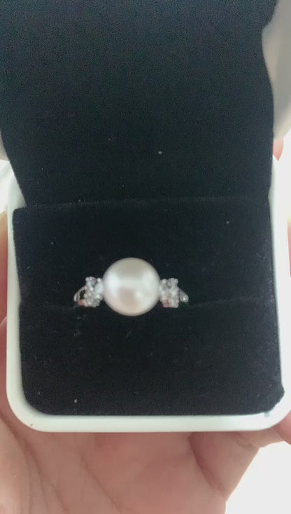 natural pearl ring